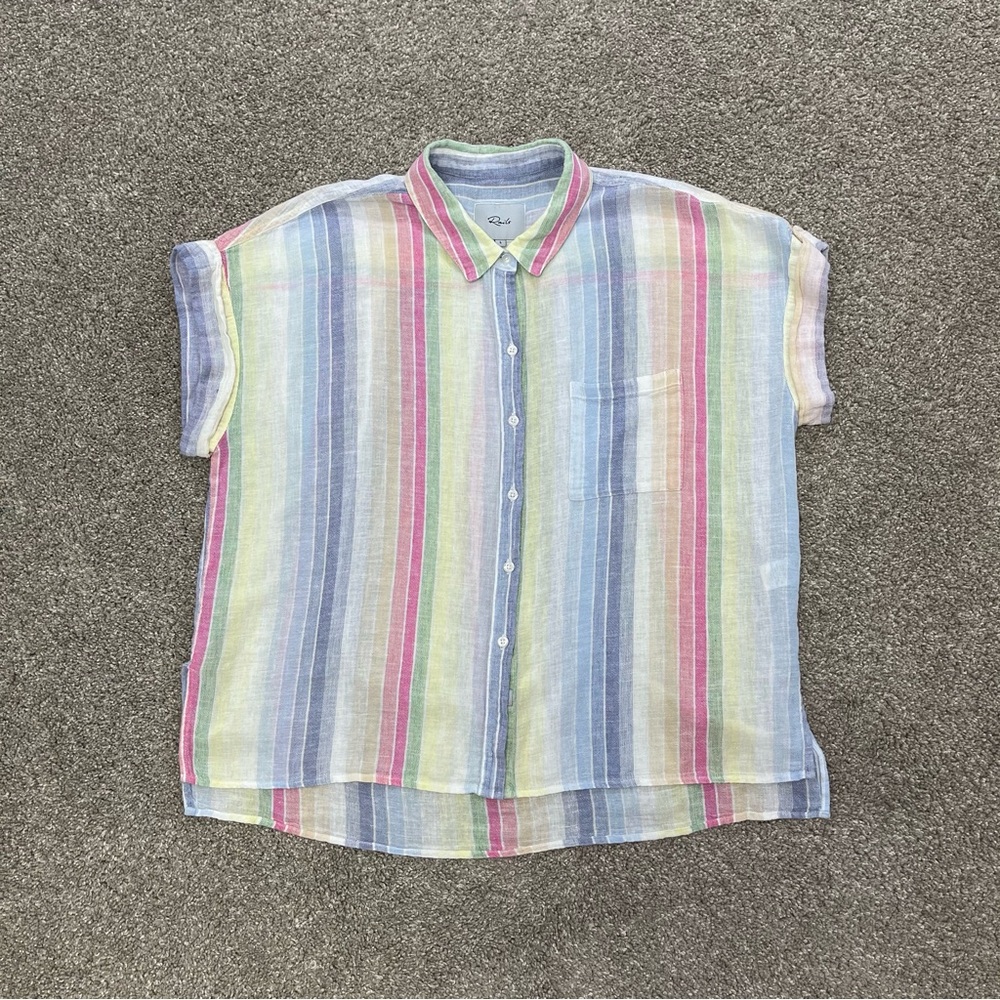 Rails Whitney Pastel Button Down Top